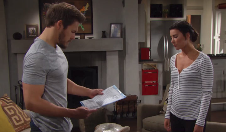 Steffy signs the annulment papers